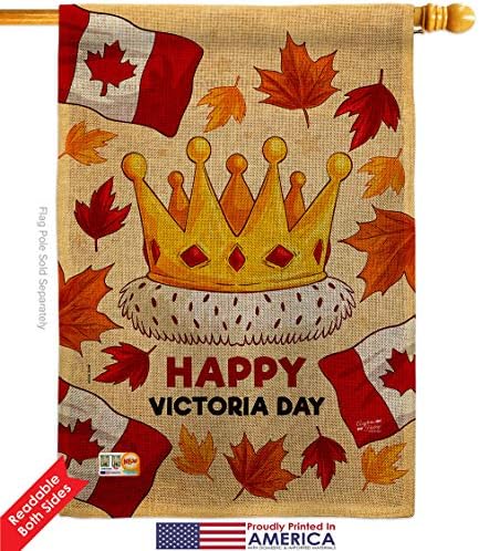 Sretan Dan Victoria Zastava Kuće od šatorsko platno - Paket Regionalnih Pokrajina Kanade, Kanadski teritorij