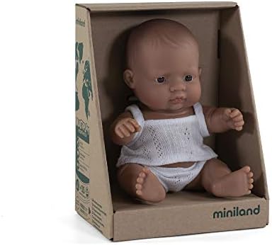 Miniland Razvija Lutka za Novorođenče Latinoamerička (21 cm, 8 2/8 inča)