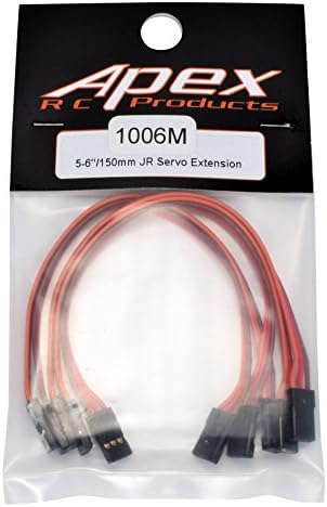 Apex RC Products JR Stil 6 / 150 mm Muški Produžni kabel servo - 5 Kom 1006M