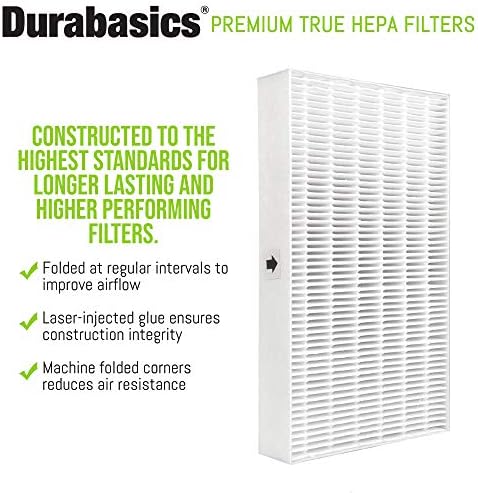 Durabasics 6 Setova filtera HEPA, u skladu sa izmjenjivim filtrima pročišćivač zraka Honeywell, pročišćivač