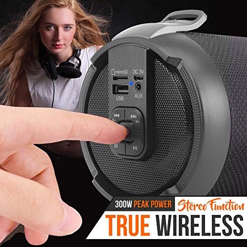 Bežični Prijenosni Zvučnik Бумбокса Bluetooth i Prijenosni Zvučnik Бумбокса Bluetooth - 300-W Punjiva Zvučnik