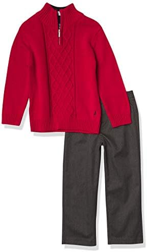 Kit пуловеров i hlače Nautica za dječake od 2 dijela na četvrtine munje, Džemper i hlače