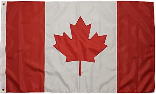 Zastava Kanade, Kanadska Zastava 3x5 metara -(90x150 cm) Vezeni Javorov List sa Нашитыми trakama Na otvorenom