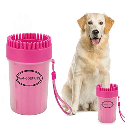 Prijenosni Čistač za Pseći Kandži za Veliki pas , WANGDEFANG Praktičan Dizajn Čaša za Pranje Pasa kandži s ručnikom,