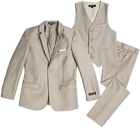 Odijelo za dječake Spring Pojmom Slim Fit Komplet Od 3 Stavke, Dostupan je Prilagodljiv Komplet