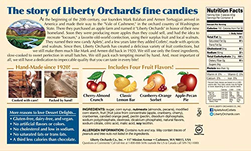 Desertna Delicija Liberty Orchards Voćno-Nut Čokolade, 12 Unci