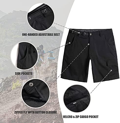 maamgic Muške Kratke hlače Planinarske 10 Vodootporan Gaćice s Brzim Suhi Teret Taktički Kratke hlače za Kampiranje