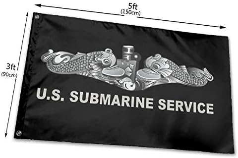 Dupini Usluge Podmornica SAD SA Zastavom SAD-Banner Zastava Povjetarac Vanjske Zastave Home Zastava 3 X 5' Ft