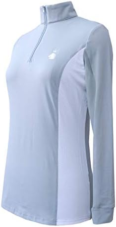 HR Farma Ženska jahanje s ventilirani majicu dugih Rukava Za natjecanja