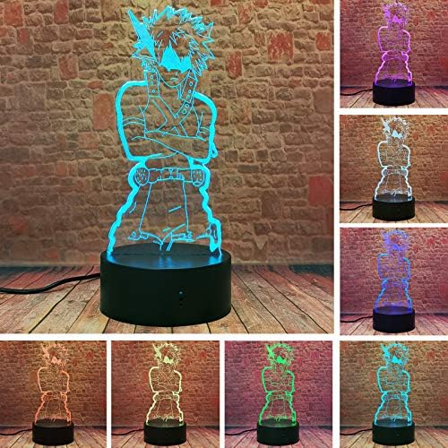 Figurica Bakugo Katsuki No Hero Lzuku - Doba heroja Dek Dhabi - Фанруй Cool 3D lampe za 16 boja led noćno svjetlo