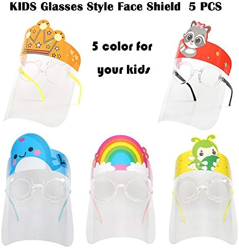5 Kom. Dječji Crtić zaštita od zamagljivanja, Zaštita od sline, Zaštitne naočale, maske, Sloj, Zaštita od prašine,