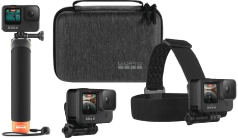 GoPro HERO10 Crna, Vodootporan Akcija-kamera, Video 5.3K60/4K, Izravni prijenos 1080p, u Kompletu sa kit za