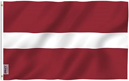 Zastava Letonija Anley Fly Breeze 3x5 Metara - Svijetle boje i zaštita od izbljeđivanja - Полотняный naslova