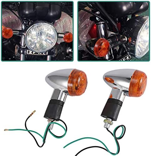 INNOGLOW Motocikl Signalna Svjetla Okreće Kromirana Metak Prednja Stražnja Мигалка Indikatorsko svjetlo za Harley