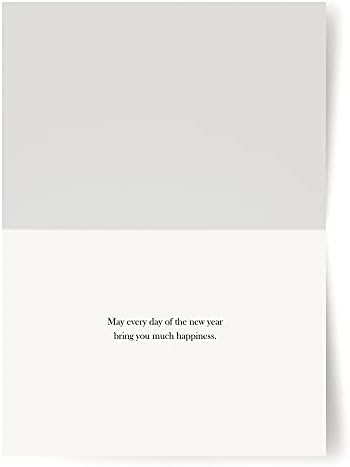 Dizajn Čestitki od Nove Godine u kutijama, Starinski Dizajn ručnih satova sretna Nova godina (Kutija od 18 Razglednica s bijelim конвертами)