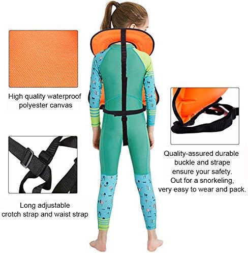 Gogokids Dječji Prsluk za plivanje Dječje inflatable jakna za ronjenje za mlade Ronjenje Plivanje 5-14 godina