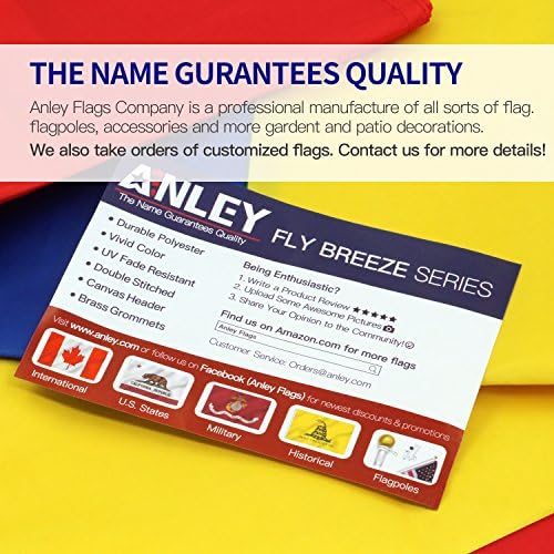 Anley Fly Breeze 3x5 Noga Zastava Belgije - Dokaz svijetle boje i blijedi - Zaglavlje od platna i Dvostruki