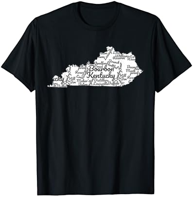 Majica od Kentucky I Karta Бурбонской staze Poklon majica I Muškarci i Žene