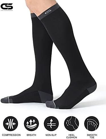 CELERSPORT 3 Para kompresije čarapa 20-30 mm hg. žlice. za muškarce i žene Čarape za hranjenje