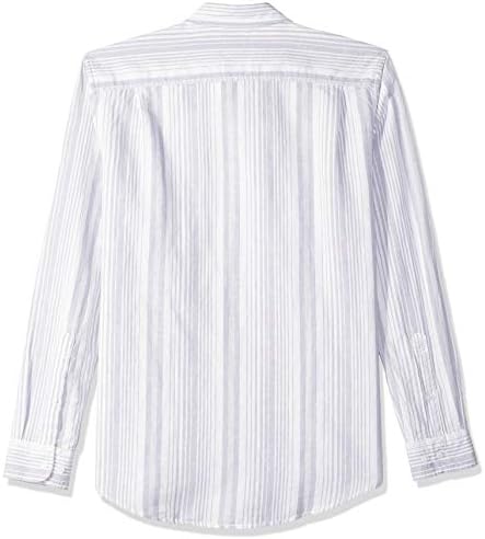 Muška облегающая lanena pamučna majica Essentials s dugim rukavima