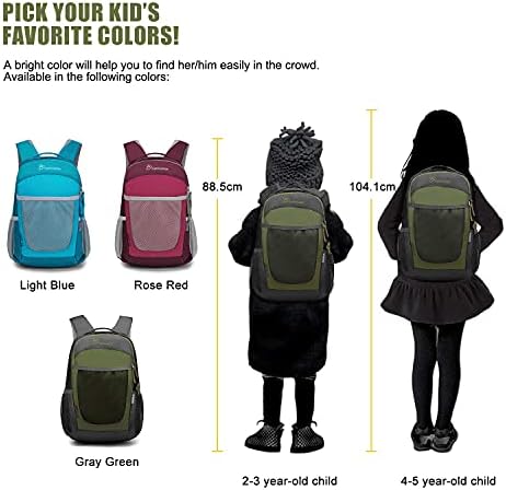 Dječji Ruksak na vrhu planine, za dječake i djevojčice, Školski dječji ruksak za kampiranje