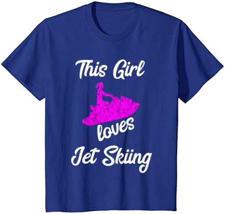 Ova Djevojka Voli Skijanje Na Vodi Jet Ski Jet-Ski Jet Ski Majica