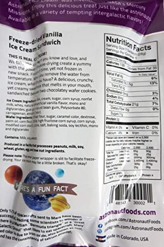 Sendvič sa sladoledom od vanilije Astronauta ( Pakiranje od 3 komada )