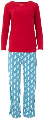 Ženski slobodan пижамный kit s guske KICKEE, Odjeća za odmor s dugim rukavima za žene, Super soft пижама