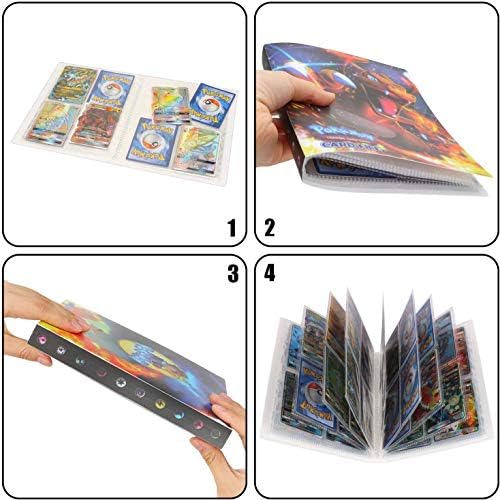 Katalog zbirke kreditne kartice Album naplativa kartice GX EX TCG Igre Kartica Pro Kolekcija 240 Utora Za kartice-(Raichu)