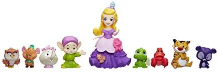 Zbirka Kraljevskih Prijatelje Disney Princeze Malog Kraljevstva - Set od 9 predmeta uključuje Аврору, Pascal,