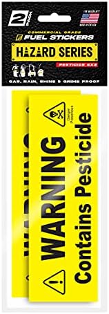 Znak upozorenja na naljepnici sa pesticida (insekticida) - za Tlačnog pumpi i Vrtne prskalice: Otporan na atmosferske