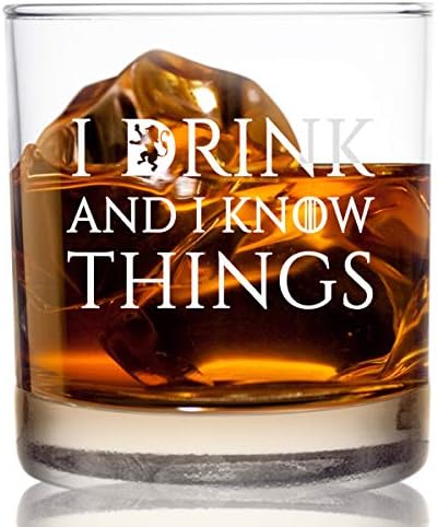 Ja pijem i znam Da je Čašu Viskija, Škotski čašu - 11 oz - Zabavna novost, Čašu za koktele Lowball - Poklon