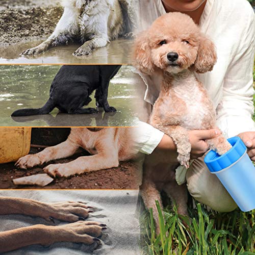 Čistač psu šape s ručkom - Prijenosni četka za čišćenje pas kandži KENOBEE Kids za male Srednje velike Pse (do