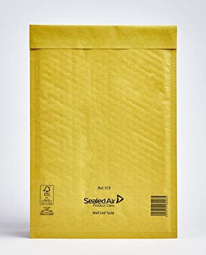Mail Lite F/3 220 mm x 330 mm Soft Mail, Zlato, 10 vrećica