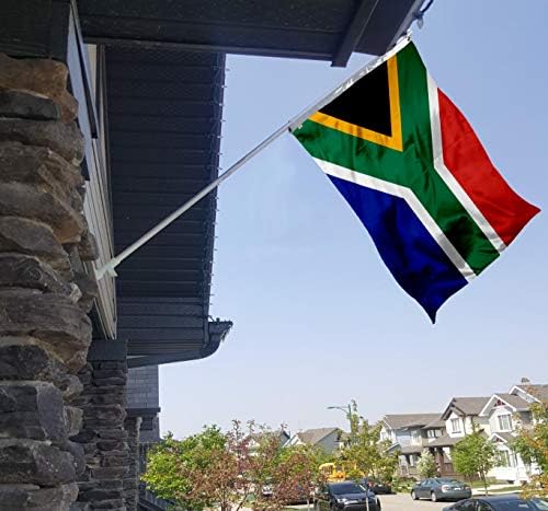 Zastava zemlje Južnoafrička Republika 3x5 Metara , Umjerena - Vanjski S obje strane 100D Poliester ,Platnu Naslov