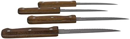 IMUSA SAD IMU-71014 4kom Nazubljeni Noževi za odrezak s drvenom drškom