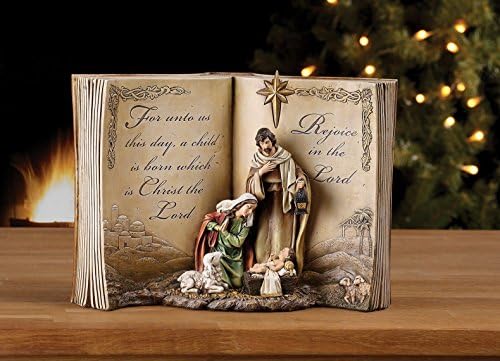 Napco uvozi Kipić Božićne Dekoracije od Smole, Keramike i Biblija Svete Obitelji Na Sceni Božić