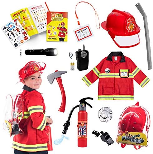 Odijelo od Požara Born Igračke za djecu i igračaka od Požara Uključuje Šešir Požara, Plišani aparat za Gašenje