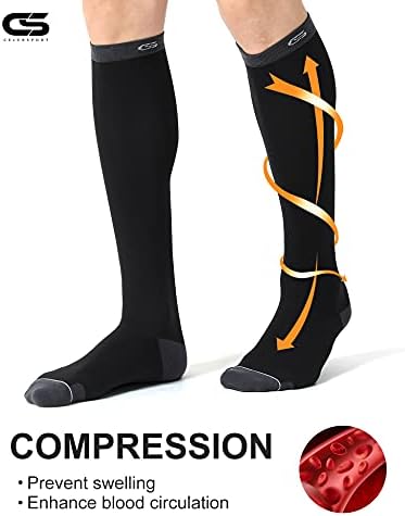 CELERSPORT 3 Para kompresije čarapa 20-30 mm hg. žlice. za muškarce i žene Čarape za hranjenje