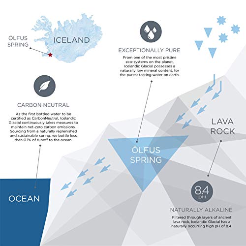 Alkalna voda Islandskog Ledenog prirodnih izvora, 330 ml (Broj 30)