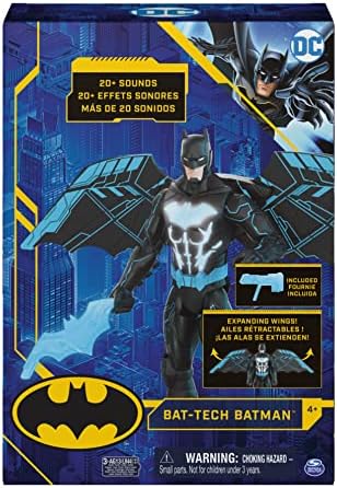 DC Comics je Batman Bat-Tehnička 12-inčni luksuzna figurica s расширяющимися krilima, pozadinskim osvjetljenjem