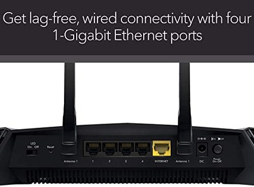 NETGEAR Nighthawk Pro Gaming XR500 Wi-Fi Router sa 4 priključka za Ethernet brzine bežične veze do 2,6 Gb /