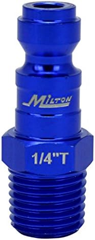 Priključci Milton 783TC-20 ColorFit Plava u stilu T, 1/4 Priključak NPT, kutija 20 kom.