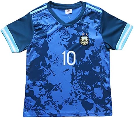 BIRDBOX 2021 Argentina je Na odlasku Tamno Plava 10 Lionel Messi Dječje Nogometna Majica i Kratke hlače Najbolje