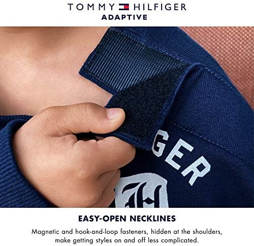 Muška adaptive Tommy Hilfiger majica s magnetska gumbe na ramenima