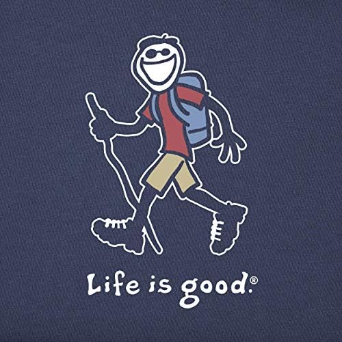 Život je dobar Muška Vintage majica sa slikom drobilice Za pješačenje Jake