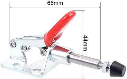 uxcell Toggle Clamp 50kg 110lbs Holding Capacity 16mm Stroke Push Pull Action Hand Tool GH-301-AM