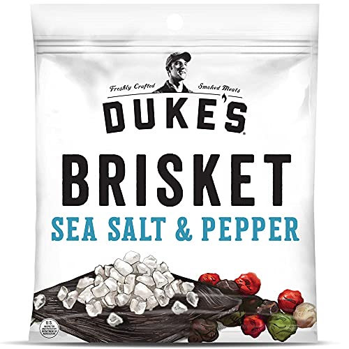 Tradicionalne trake govedine rebarca Duke's s morskom soli i paprom, ili 2,5 unce. (Pakiranje od 8 komada)