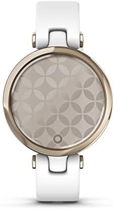 Garmin Lily, Mali GPS-pametni sat sa zaslonom osjetljivim na dodir i узорчатым objektiv, Svijetlo zlatne i bijele
