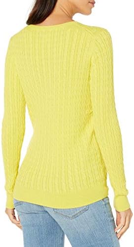 Jednostavan ženski džemper Essentials s dugim rukavima i visokim воротом